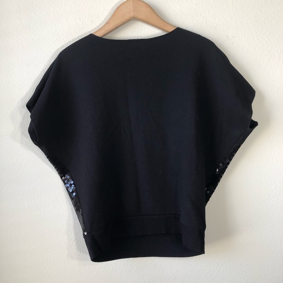 Express Embellished Cropped Sleeve Sweatshirt - Picture 3 of 6